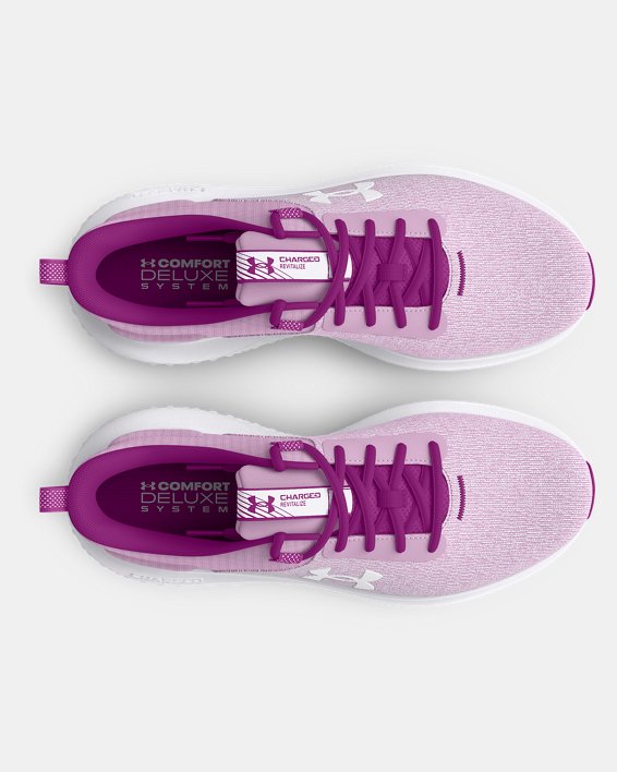 Chaussure de course UA Charged Revitalize pour femme, Purple, pdpMainDesktop image number 2